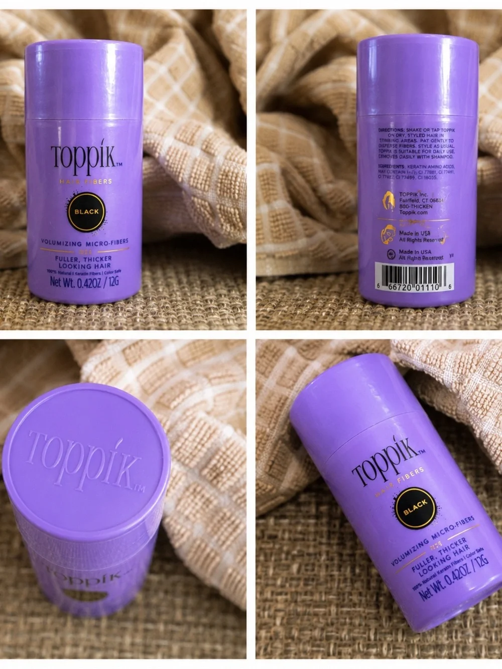 Toppik Black Hair Building Fibers - Volumizing Micro-Fibers Unisex